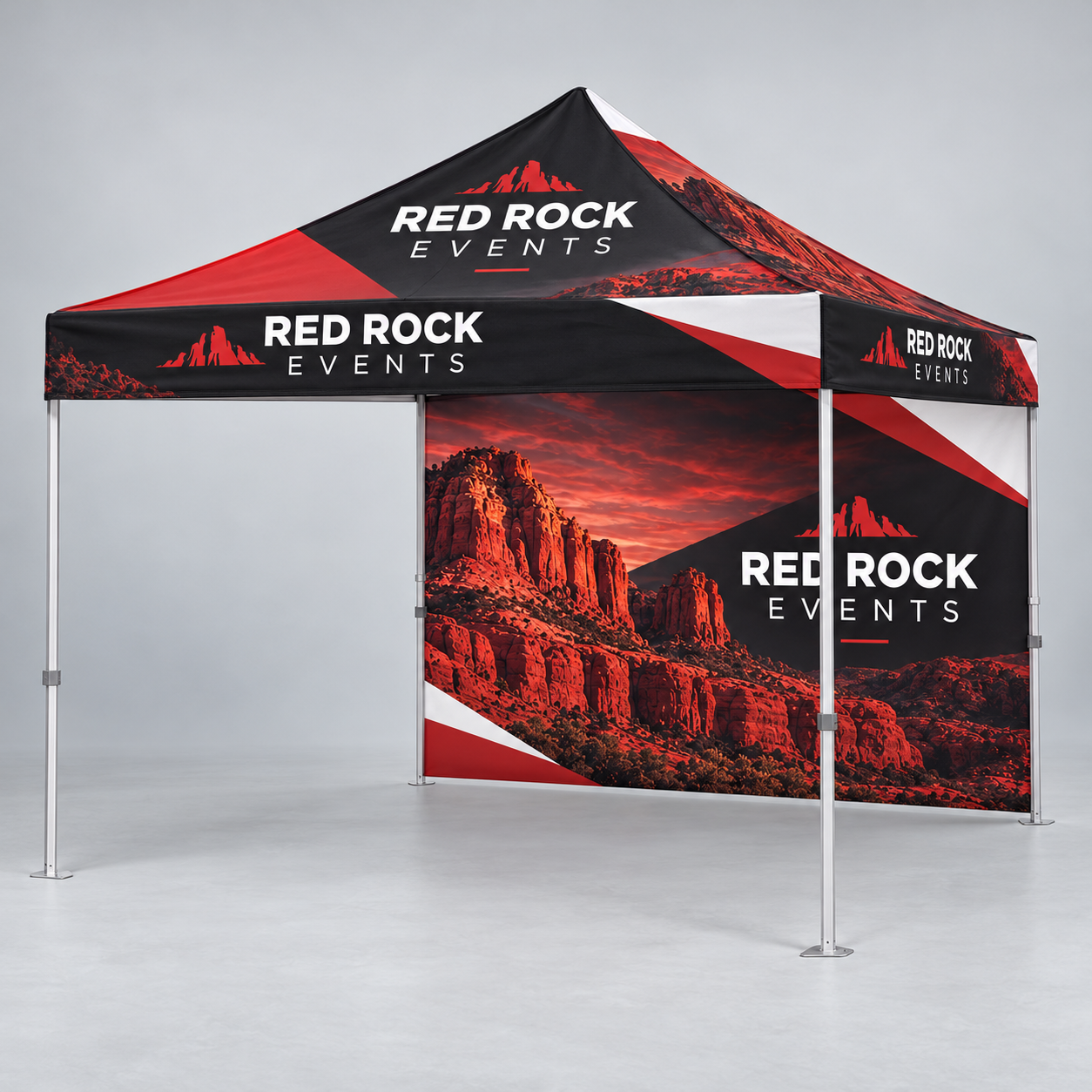 10ft Tent Full Wall — custom print and display product