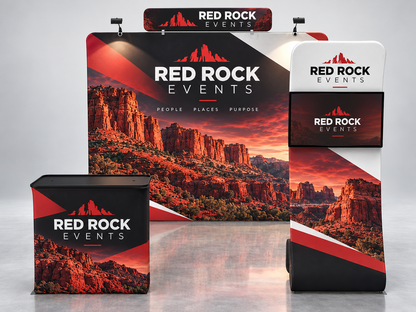 10x10ft Custom Booth 25 — custom print and display product