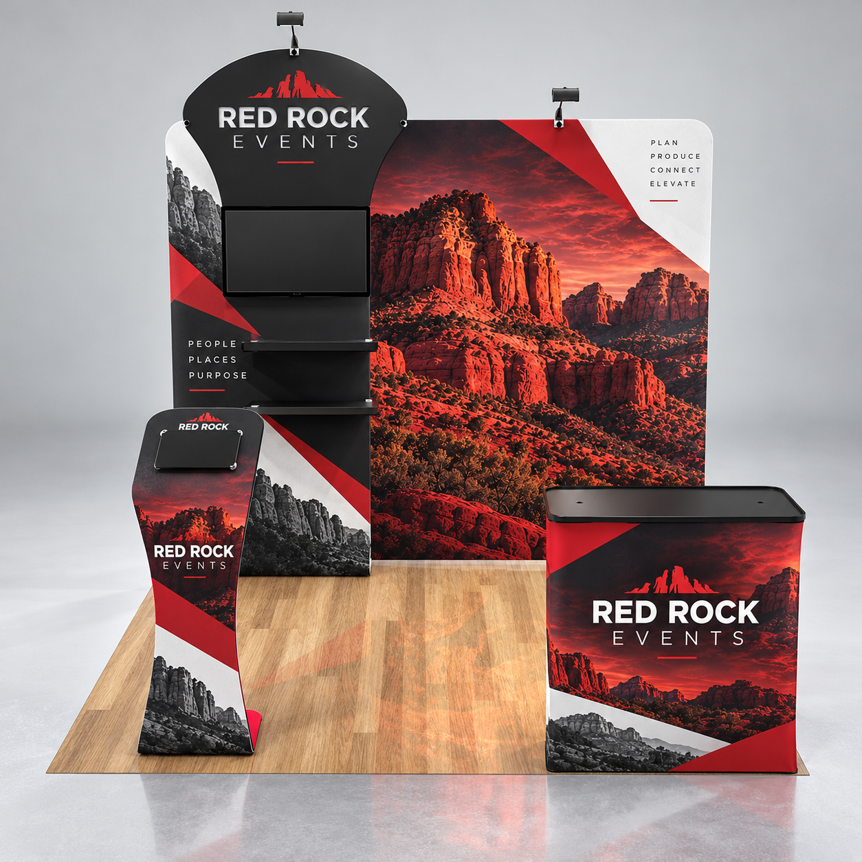 10x10ft Custom Booth I — custom print and display product