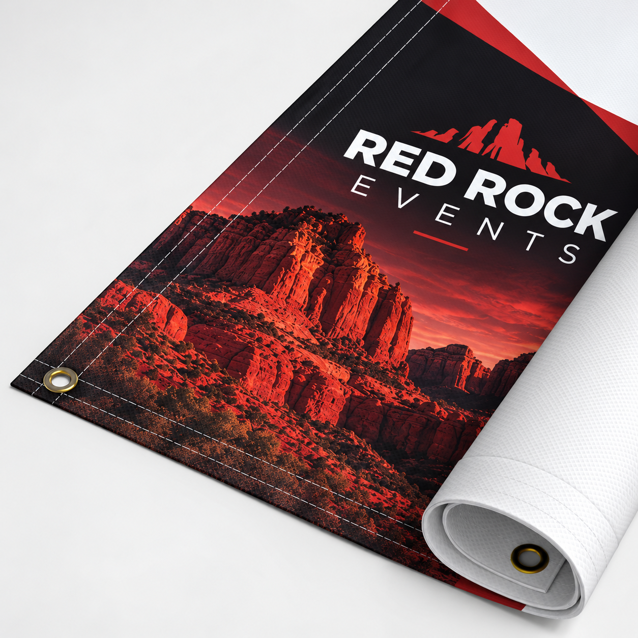 18oz. Blockout Banner — custom print and display product