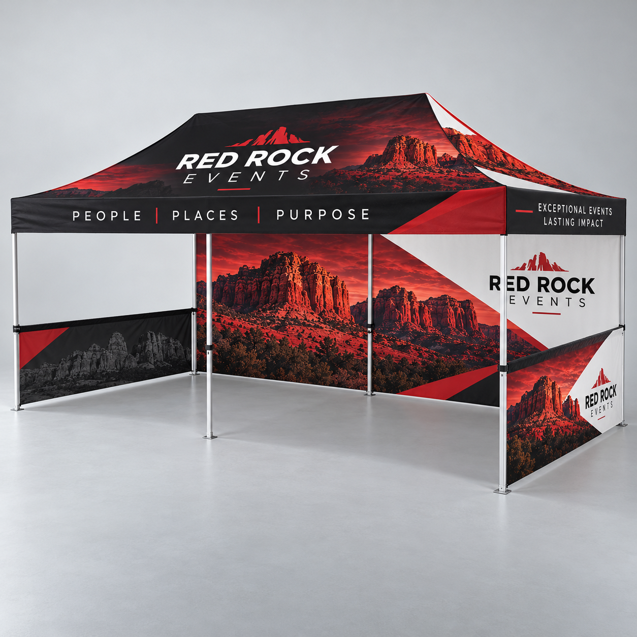 20ft Event Tent — custom print and display product