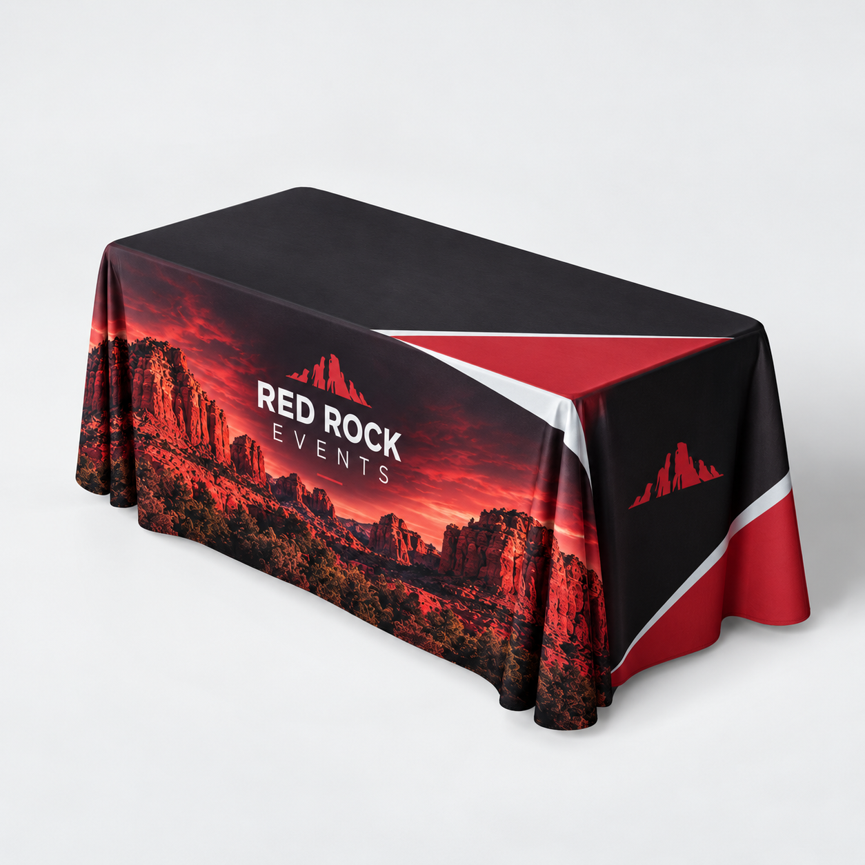 4' Table Throw — custom print and display product