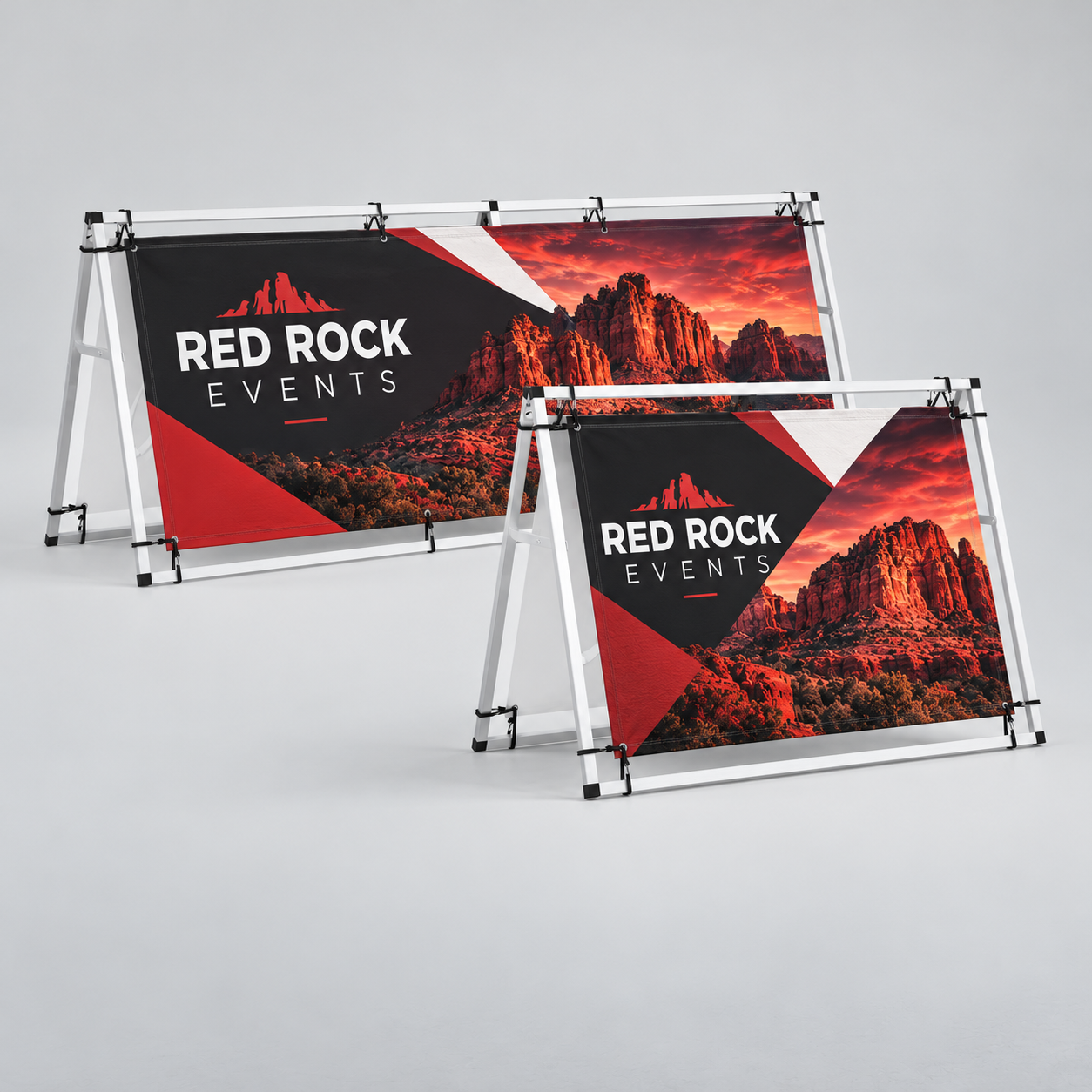 Banner A-Frame — custom print and display product