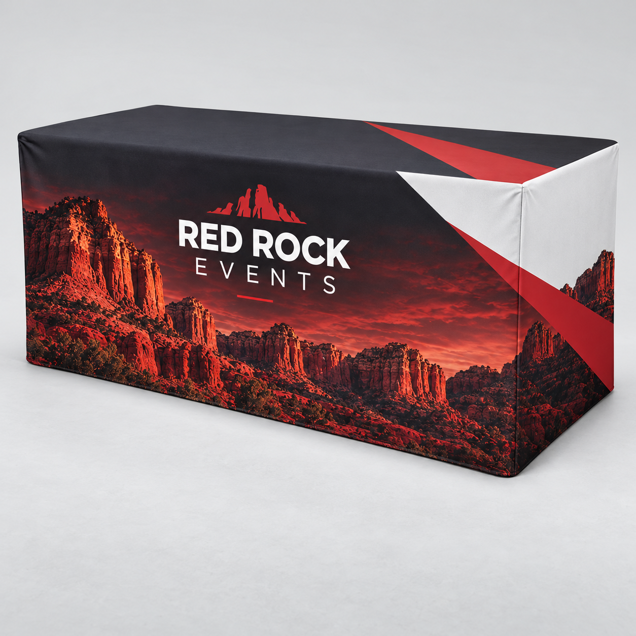 Fitted Table Cover — custom print and display product