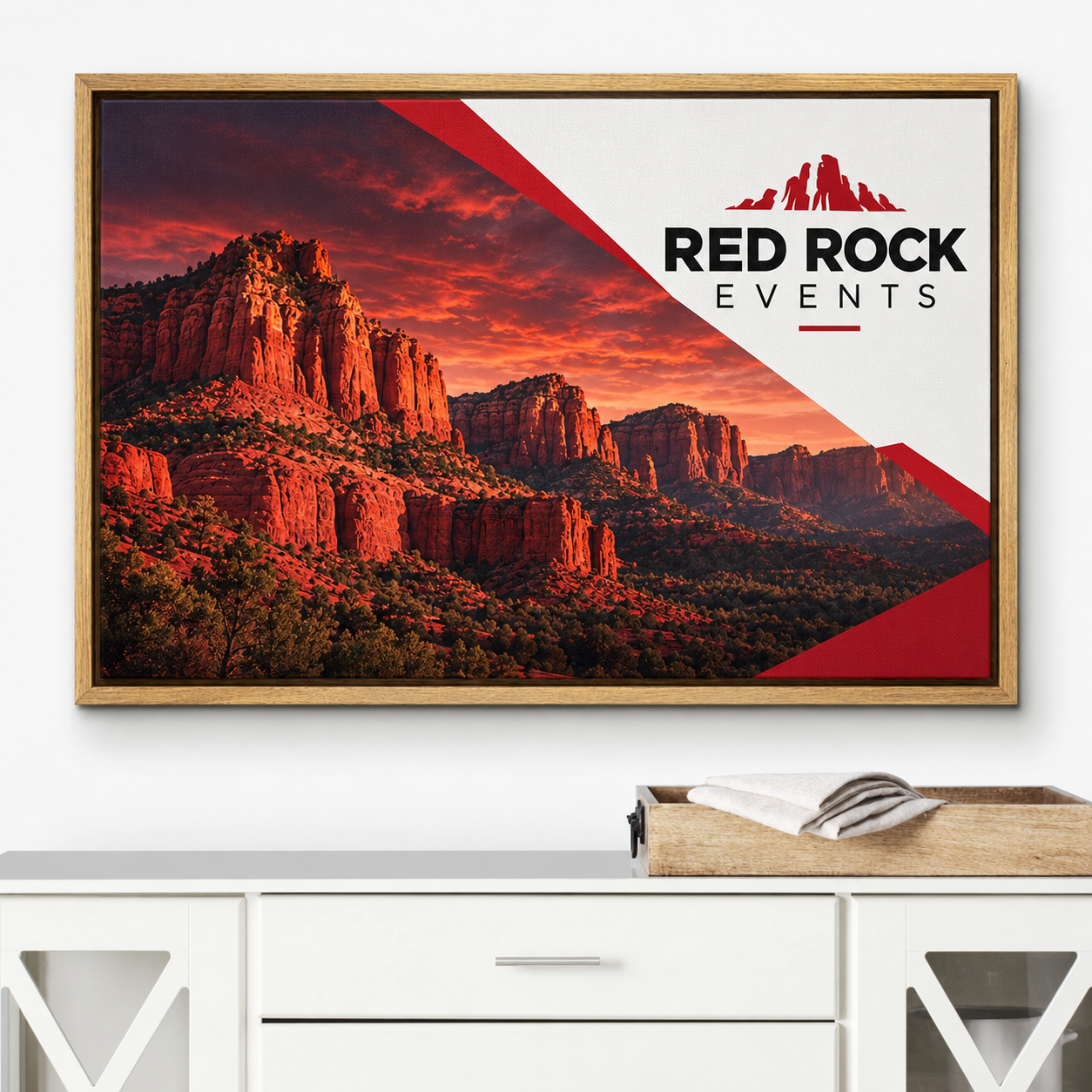 Framed Canvas — custom print and display product