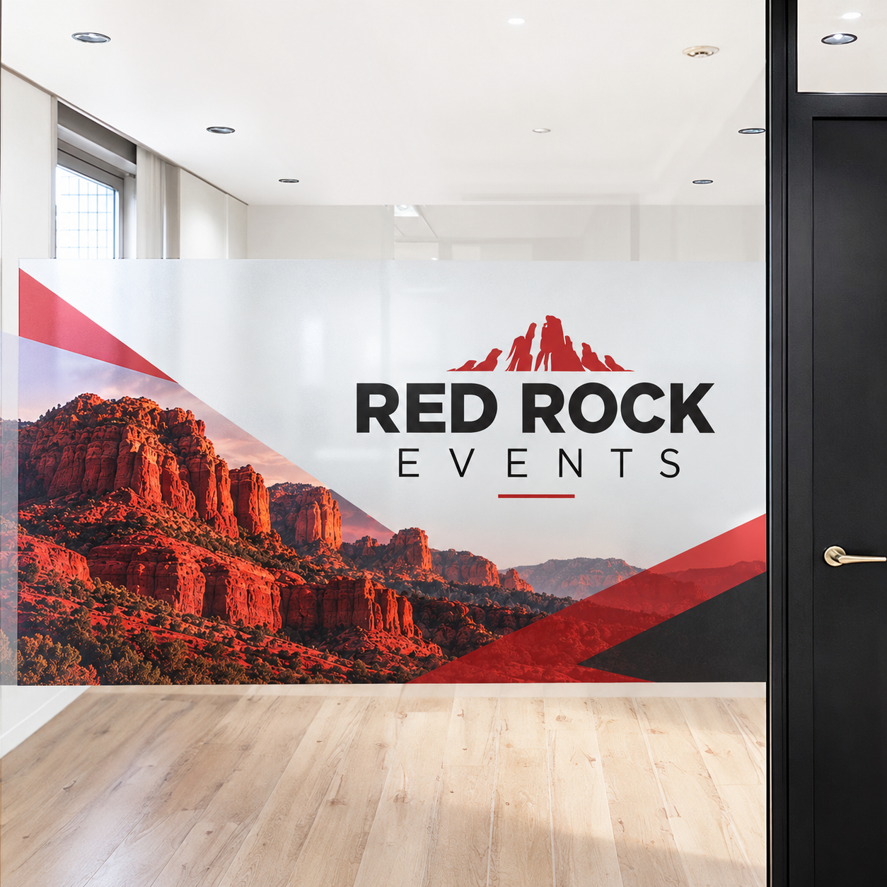 Frosted Vinyl — custom print and display product