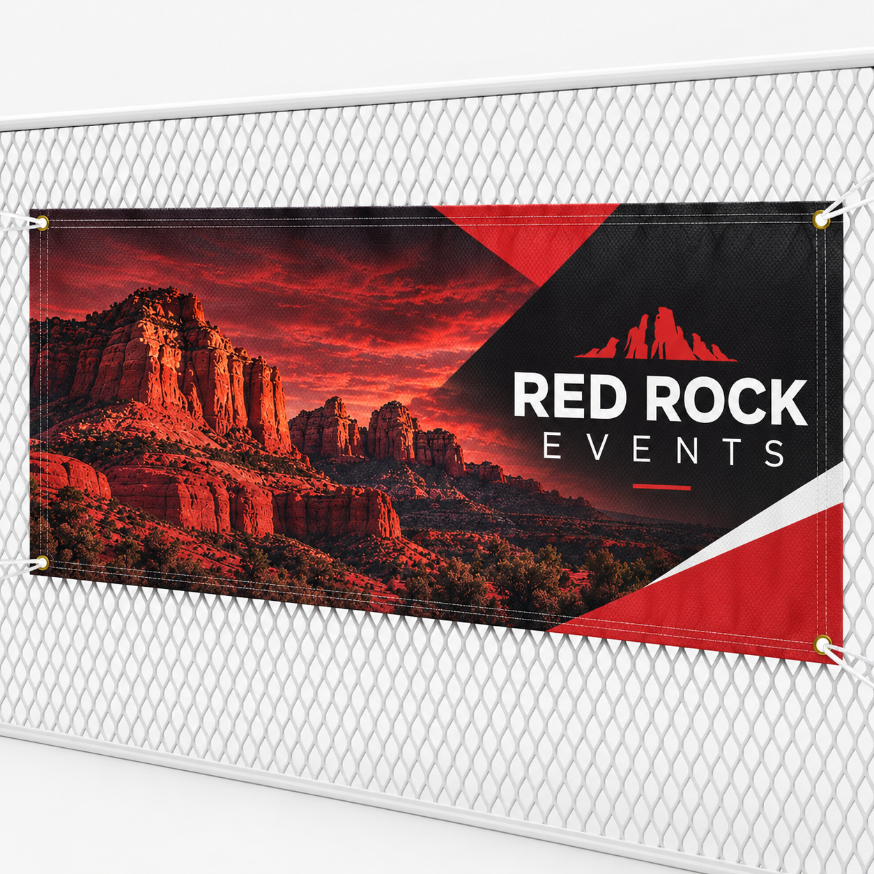 Mesh Banner — custom print and display product
