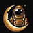 Gold astronaut