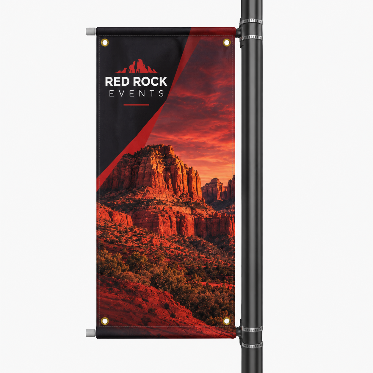 Pole Banner — custom print and display product