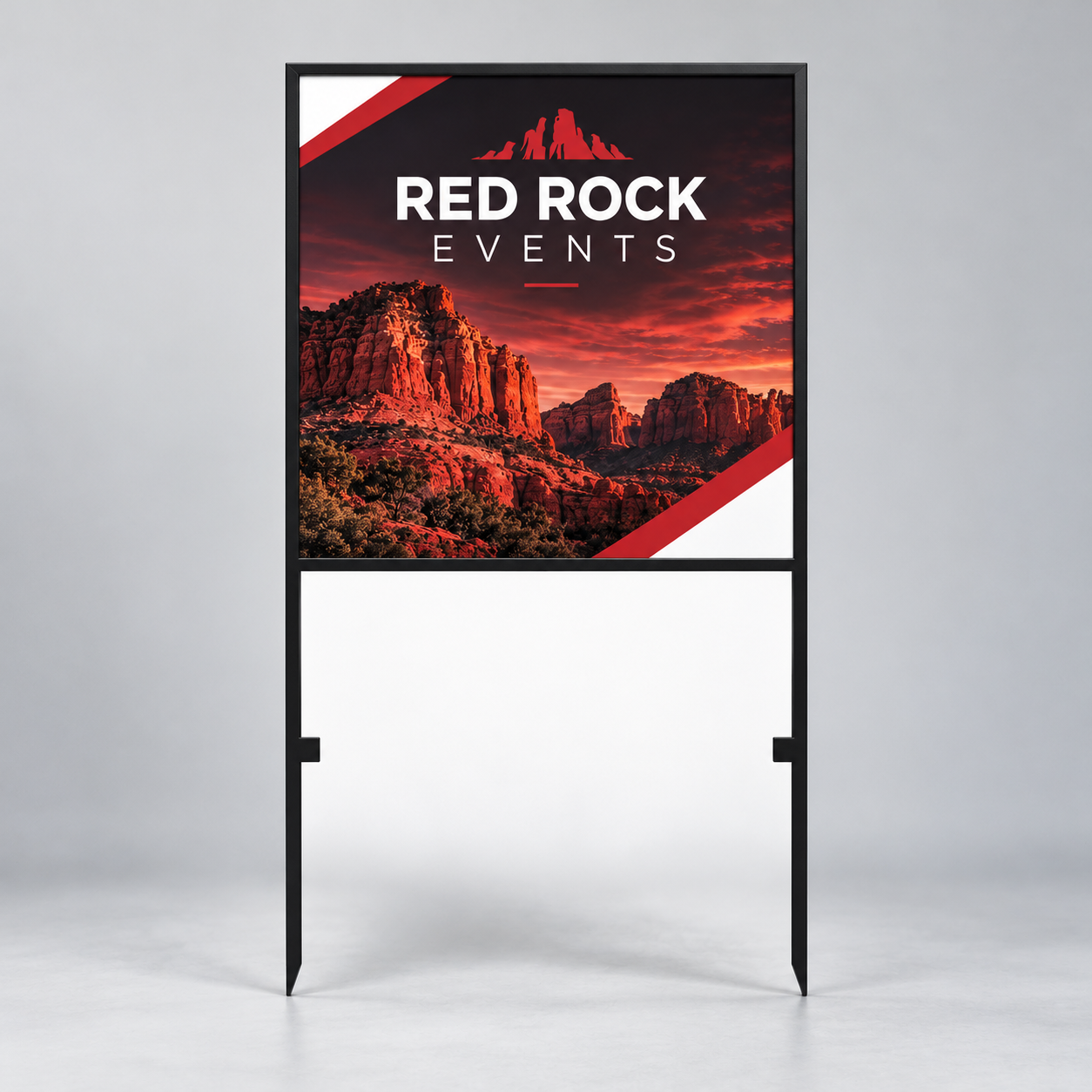 Real Estate Frame — custom print and display product