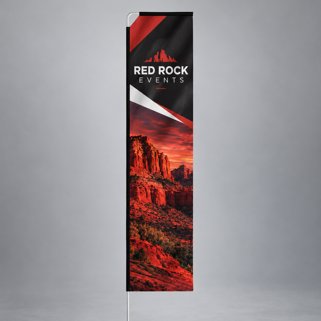 Rectangle Flag — custom print and display product