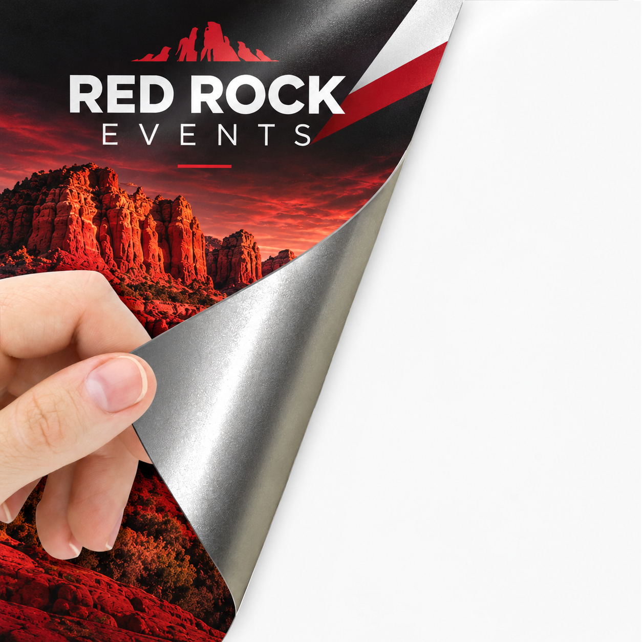 Reflective Adhesive Vinyl — custom print and display product
