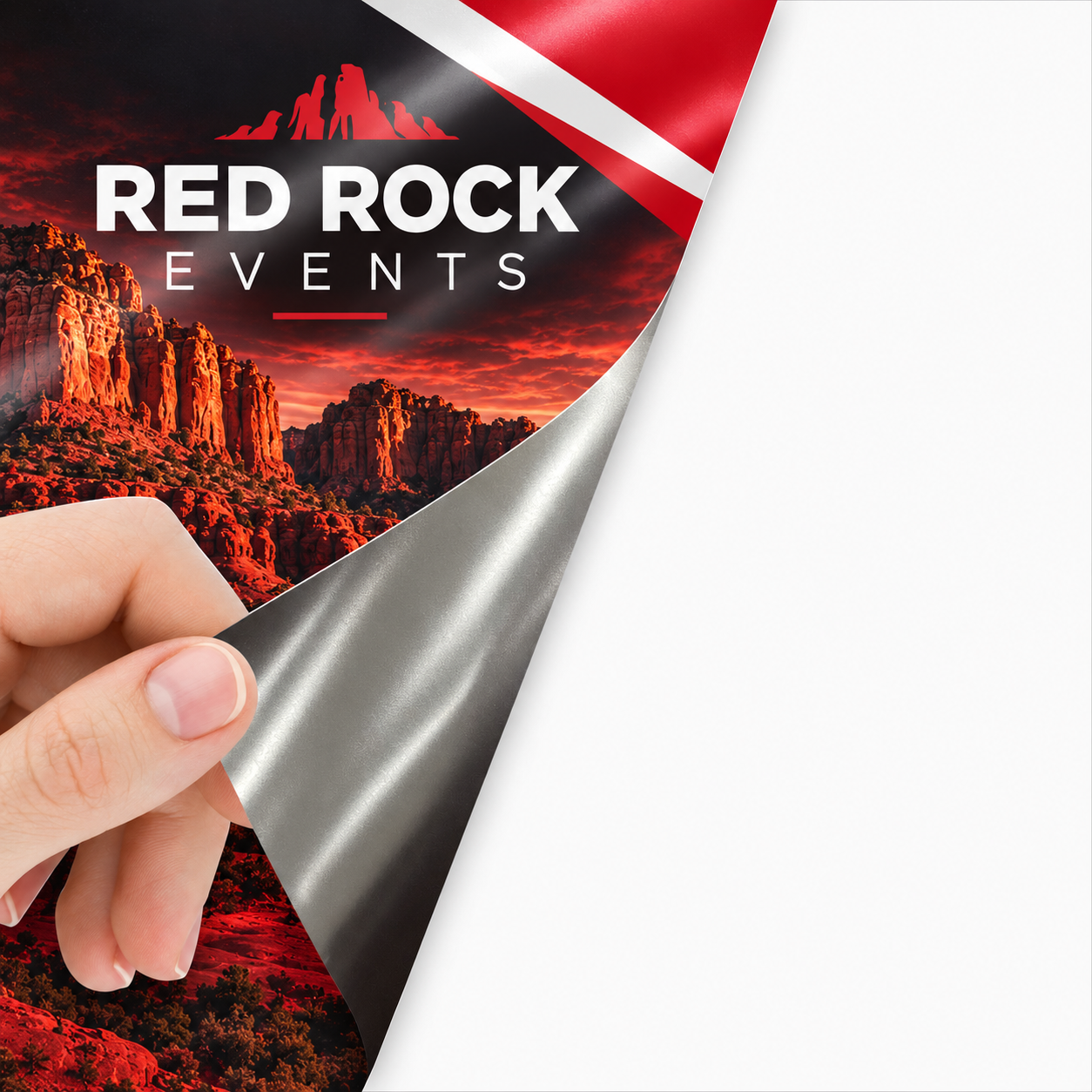 Reflective Car Magnet — custom print and display product