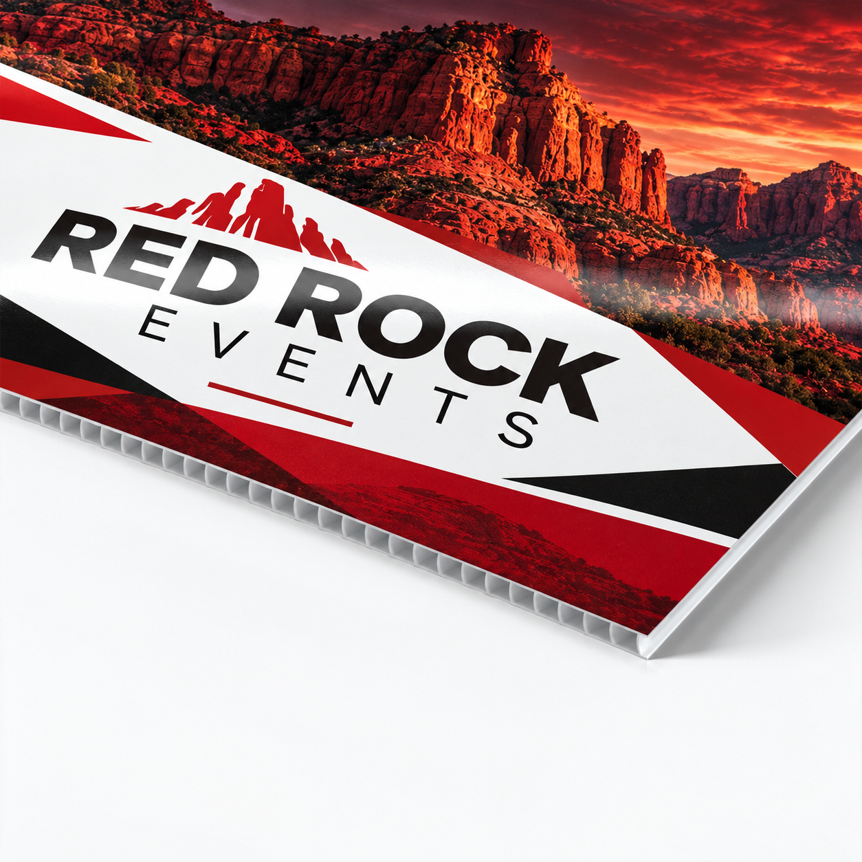 Reflective Coroplast — custom print and display product