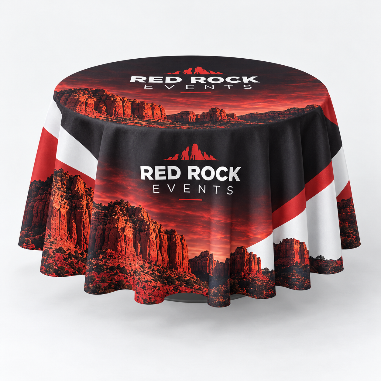 Round Table Cover — custom print and display product
