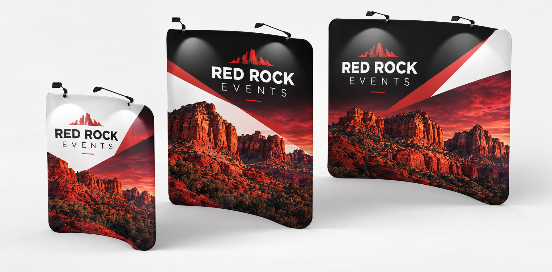 Tension Fabric Displays - Curved — custom print and display product