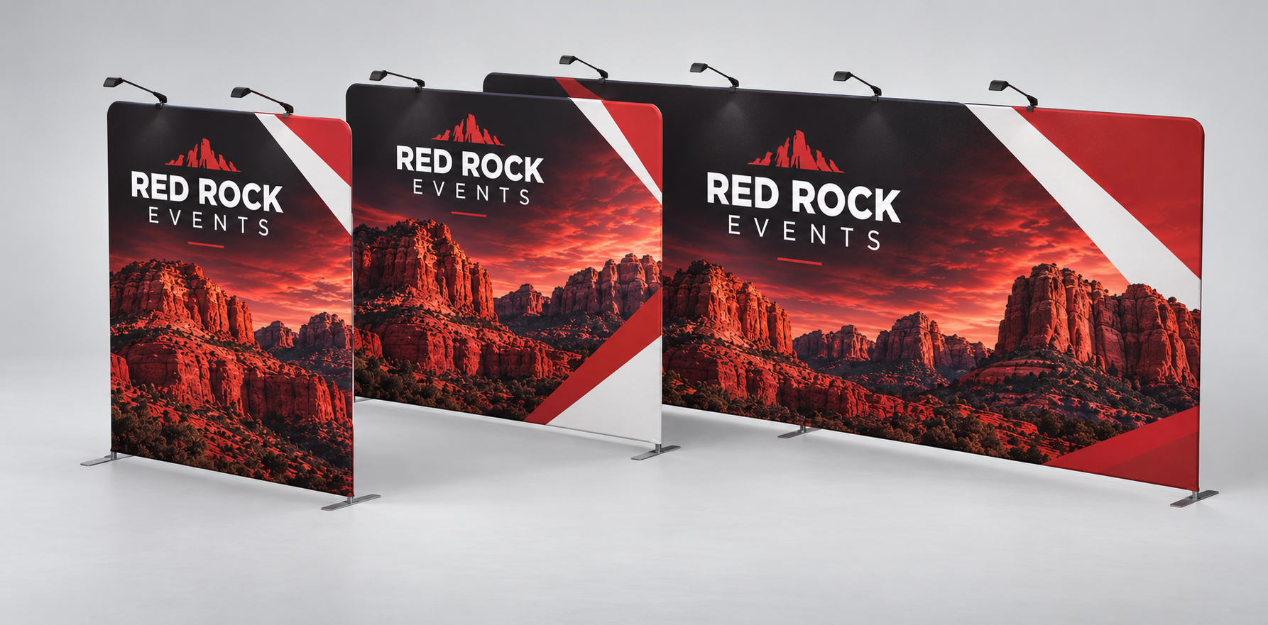 Tension Fabric Displays - Straight — custom print and display product