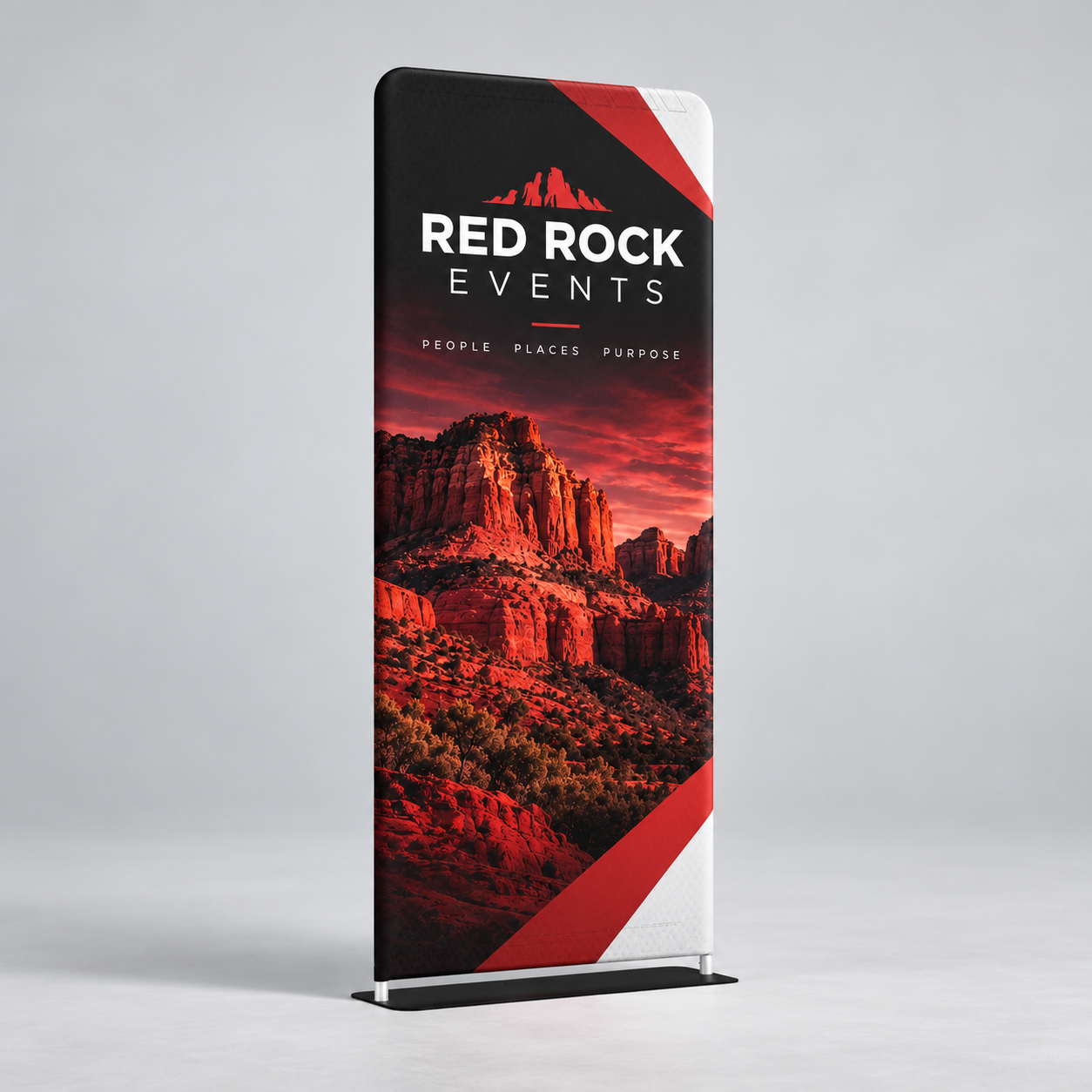 Tension Fabric Stand — custom print and display product