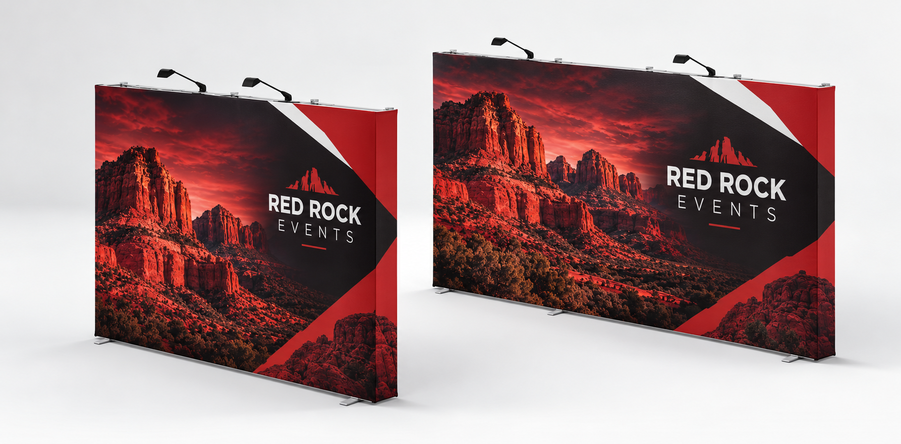 Velcro Fabric Pop Up Display - Straight — custom print and display product